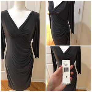 Long sleeve fitted dress